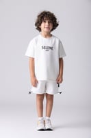 شورت أواي أبيض للأطفال