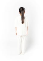 تيشرت واسع للأطفال للجنسين اوف وايت