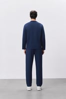 جاكت بيكيه رجالي أزرق