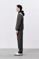 هودي رمادي للجنسين