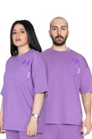 تيشيرت سيلين بعلامة الأعين من الأمام للجنسين (بنفس...