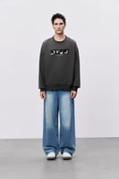 سويتر رمادي رجالي