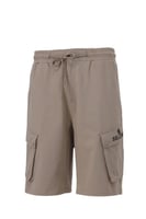 شورت كلاسيك بقصة عادية للجنسين - بيج