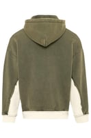 هودي بقصة واسعة ورقبة عالية بشعار سيلين أخضر للأطف...