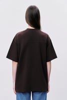 تيشيرت إنترلوك بني للجنسين