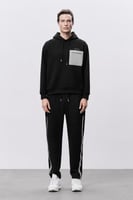 هودي أسود للجنسين