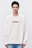 سويتر أبيض فاتح رجالي