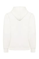 هودي كاجوال أوفرسايز للأطفال للجنسين - أوف وايت