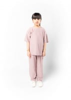 بنطلون واسع للبنات وردي