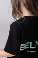 تيشيرت ليمتد أديشن بقصة واسعة للأطفال أسود