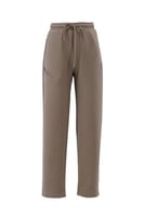 بنطال بقصة كلاسيكية من القطن للجنسين - بيج