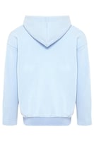 هودي بقصة واسعة Acid Wash للأطفال أزرق فاتح