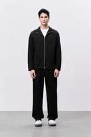 بنطال بيكيه رجالي أسود