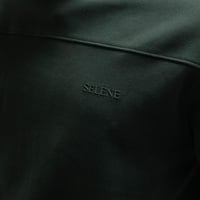 تيشيرت إنترلوك أخضر غامق للجنسين