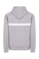 هودي بجيب أمامي أوفرسايز للجنسين - رمادي