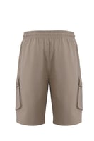 شورت كلاسيك بقصة عادية للجنسين - بيج