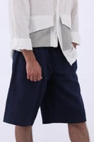 Coastline Ease – شورت خفيف بنَفَس صيفي كحلي