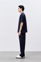 تيشرت أزرق للجنسين