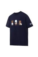 تيشيرت بقصة عادية للجنسين بطباعة ثلاثية دببة كرتون...