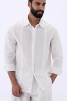 قميص كاجوال لينن – ناعم وعملي اوف وايت