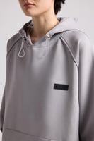 هودي كاجوال أوفرسايز للجنسين - رمادي