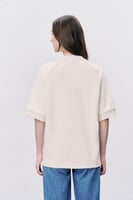 تيشيرت إنترلوك أوف وايت للجنسين