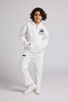 هودي بجيب أمامي أوفرسايز للأطفال للجنسين - أوف واي...