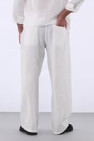 Oasis Comfort – بنطلون لينن واحة الراحة اوف وايت