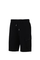 شورت كلاسيك بقصة عادية للأطفال - أسود