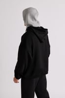 قطعة رأس برباط ورقبة عالية للجنسين رمادي فاتح