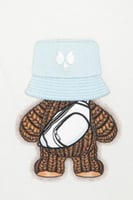 تيشيرت بقصة عادية للأطفال بطباعة ثلاثية دببة كرتون...