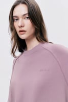 تيشيرت إنترلوك بنفسجي للجنسين