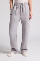 بنطلون كاجوال أوفرسايز للجنسين - رمادي