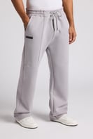 بنطلون كاجوال أوفرسايز للجنسين - رمادي