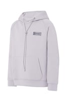 هودي أوفرسايز برباط للأطفال للجنسين - رمادى