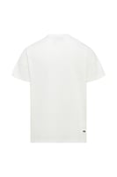 تيشيرت بقصة عادية للأطفال بشعار SELENE - أوف وايت