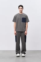 بنطال رمادي للجنسين