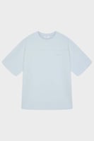 تيشيرت إنترلوك أزرق سماوي للجنسين