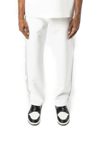 بنطلون اوف وايت مستقيم الساق للجنسين مع حزام خصر و...