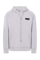 هودي أوفرسايز برباط للأطفال للجنسين - رمادى