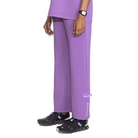 بنطلون سيلين واسع بسحاب بالأسفل (بنفسجي)