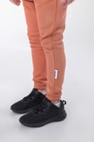 بنطلون سيلين بقصة ضيقة من الأسفل للاطفال وردي داكن