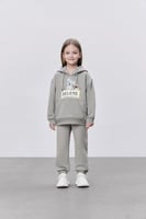 هودي رمادي للأطفال