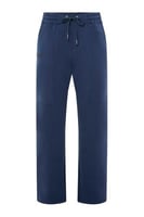 بنطلون كاجوال أوفرسايز للجنسين - أزرق داكن