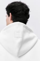 هودي أبيض رجالي