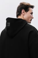 هودي بسحاب أسود رجالي