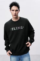 سويتر أسود رجالي