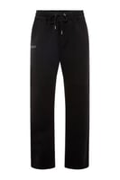 بنطلون كاجوال أوفرسايز للجنسين - أسود