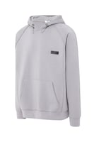 هودي كاجوال أوفرسايز للجنسين - رمادي