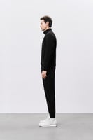 جاكت رجالي إنترلوك أسود